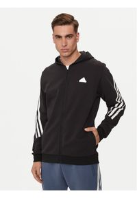 Adidas - adidas Bluza Future Icons 3-Stripes IR9159 Czarny Regular Fit. Kolor: czarny. Materiał: bawełna #1