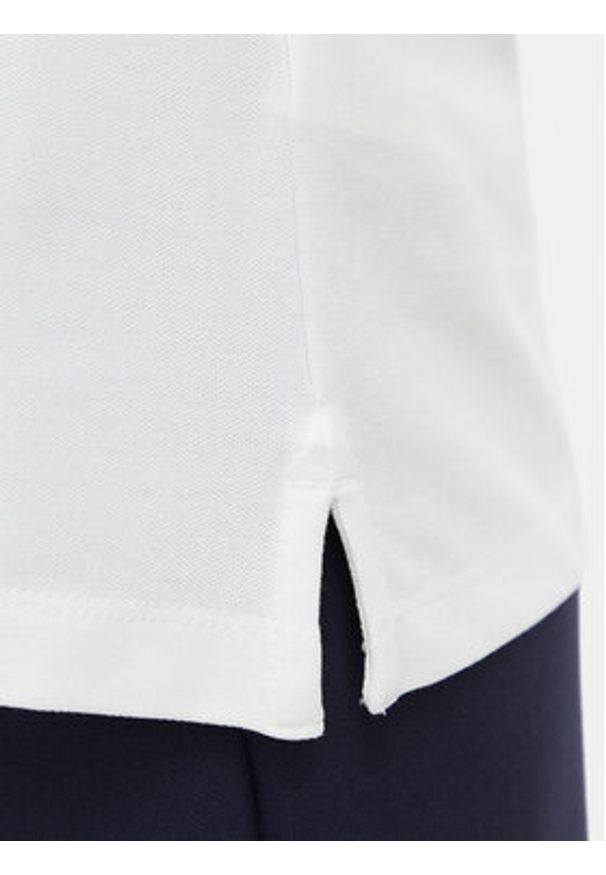 Beverly Hills Polo Club Polo P-SS26W-P0022 Biały Regular Fit. Typ kołnierza: polo. Kolor: biały. Materiał: bawełna