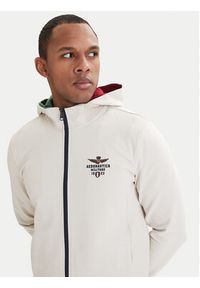 Aeronautica Militare Bluza 261FE2097UF00674 Beżowy Regular Fit. Kolor: beżowy. Materiał: bawełna #3