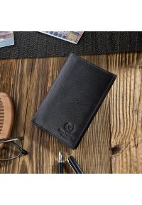 Portfel skórzany PAOLO PERUZZI T-65-BL czarny. Kolor: czarny. Materiał: skóra #1