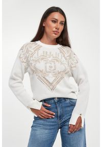 Liu Jo - Sweter damski wełniany LIU JO. Materiał: wełna #1