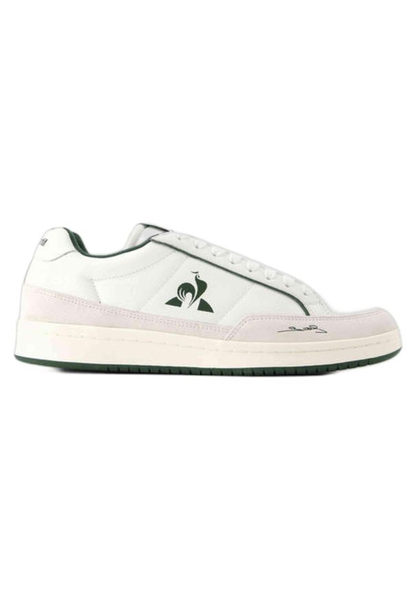 Tenisówki Le Coq Sportif Model Noah_2 Ripstop Kolor Biały. Kolor: zielony, biały, wielokolorowy, żółty. Materiał: tkanina, skóra