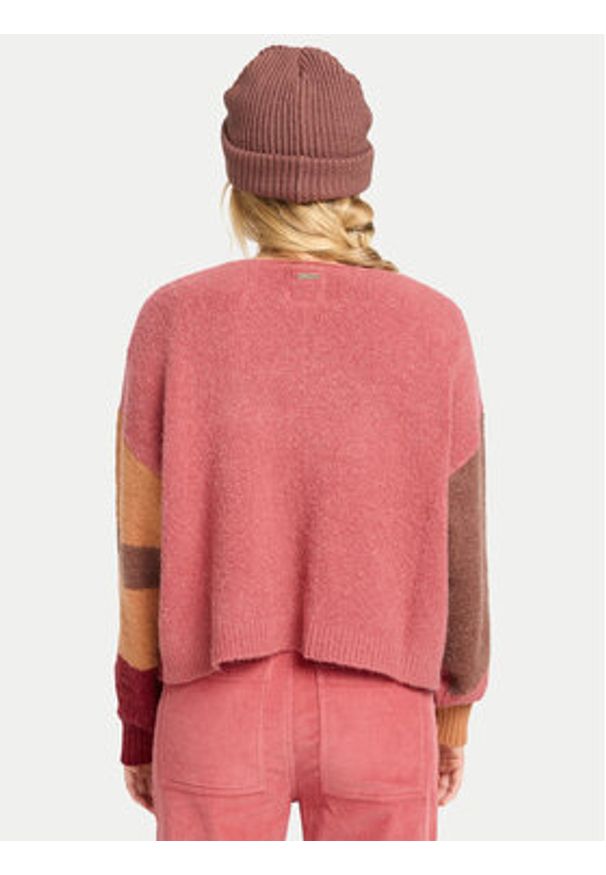 Billabong Kardigan On You EBJSW00137 Kolorowy Relaxed Fit. Materiał: syntetyk. Wzór: kolorowy