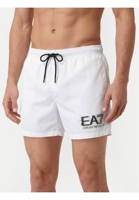 EA7 Emporio Armani Szorty kąpielowe 7M001678 AF21069 U0002 Biały Regular Fit. Kolor: biały. Materiał: syntetyk #1