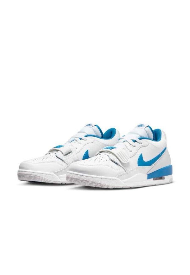 Nike Jordan Air Jordan Legacy 312 Low Sneakersy męskie. Okazja: na co dzień. Zapięcie: pasek. Kolor: biały. Materiał: skóra, materiał, syntetyk. Szerokość cholewki: normalna. Sezon: lato. Model: Nike Air Jordan. Sport: koszykówka