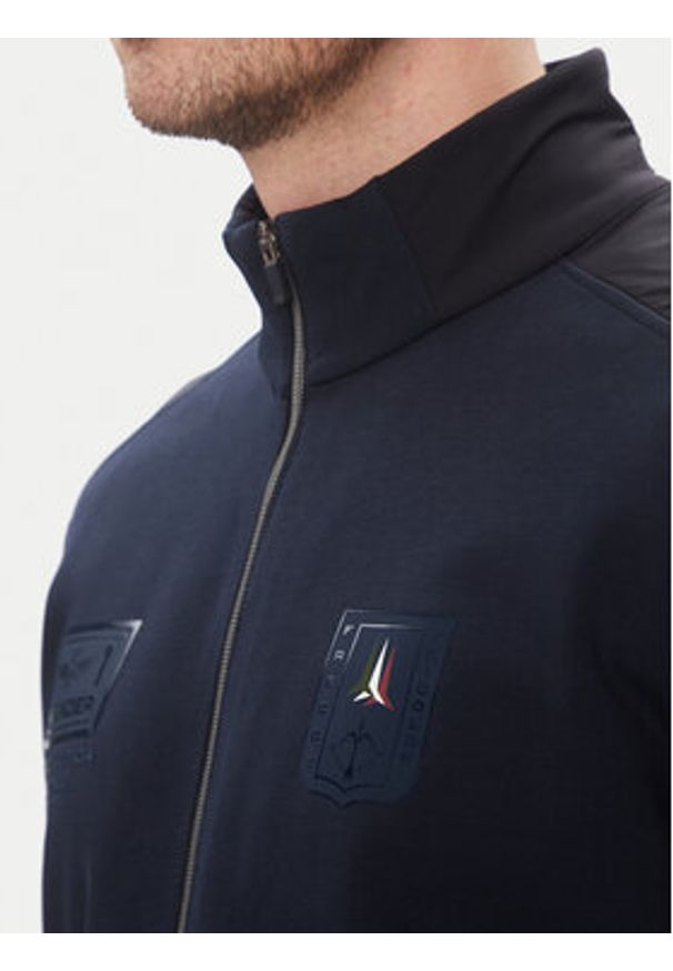 Aeronautica Militare Bluza 251FE1997F584 Granatowy Regular Fit. Kolor: niebieski. Materiał: bawełna