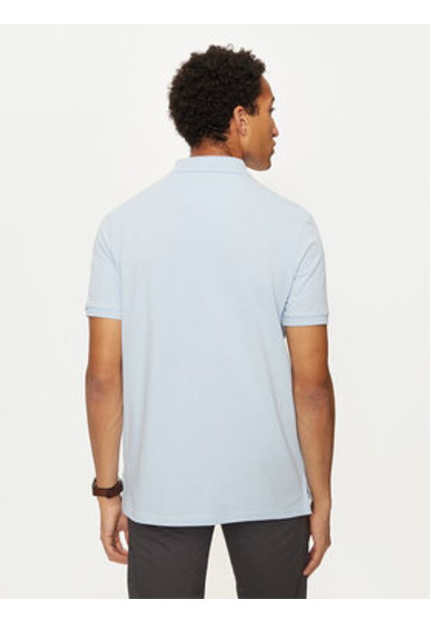 U.S. Polo Assn. Polo MUP3312 Błękitny Regular Fit. Typ kołnierza: polo. Kolor: niebieski. Materiał: bawełna