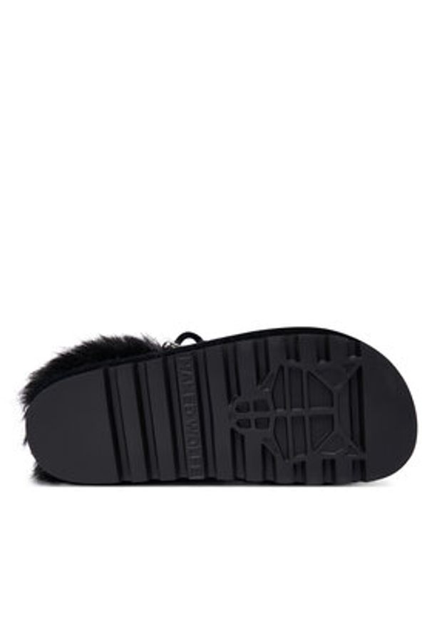 Naked Wolfe Śniegowce HARLOW Czarny. Kolor: czarny. Materiał: zamsz, skóra