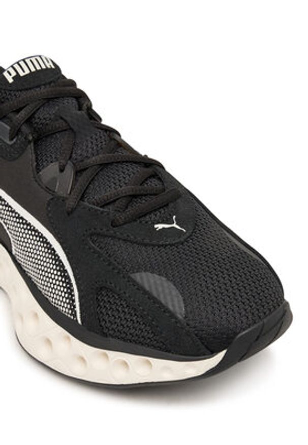 Puma Sneakersy Softride Frequence Czarny. Kolor: czarny. Materiał: skóra, zamsz