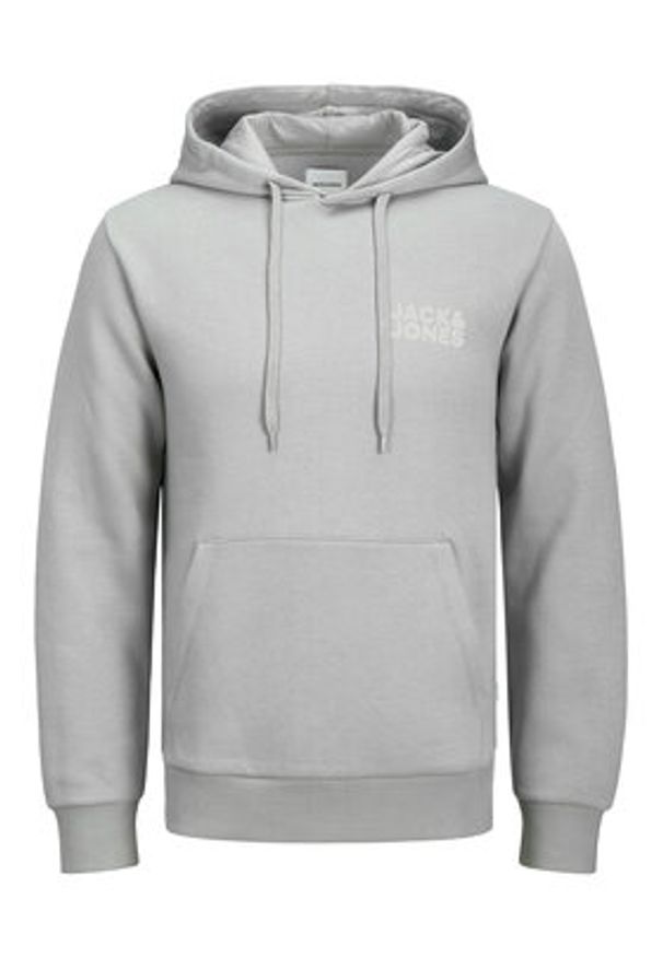 Jack & Jones Bluza Corp 12152840 Szary Regular Fit. Kolor: szary. Materiał: syntetyk, bawełna