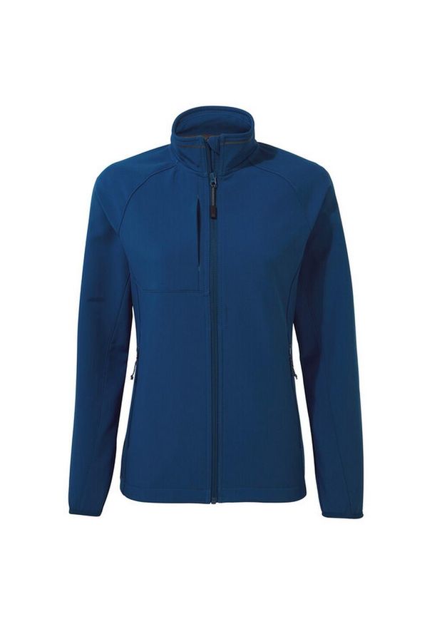 CRAGHOPPERS - Kurtka Damska Expert Basecamp Soft Shell. Kolor: niebieski. Materiał: softshell. Sport: turystyka piesza
