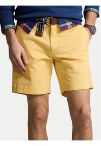 Polo Ralph Lauren Szorty materiałowe 710799213011 Żółty Slim Fit. Kolor: żółty. Materiał: bawełna #1
