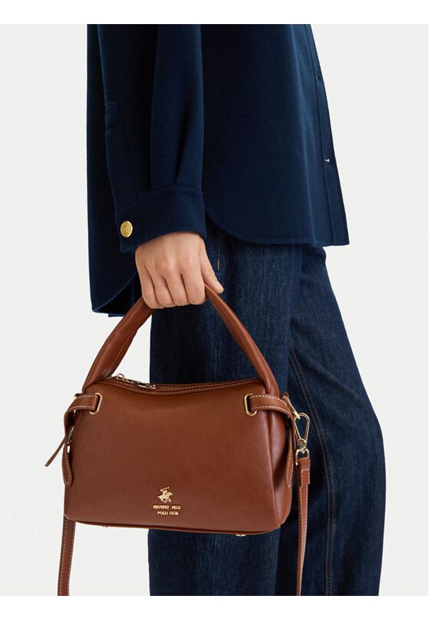 Beverly Hills Polo Club Torebka EO-BHPC-C-008-09 Brązowy. Kolor: brązowy