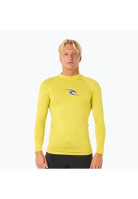 RIPCURL - Longsleeve do pływania męski Rip Curl Waves UPF Performance. Kolor: żółty
