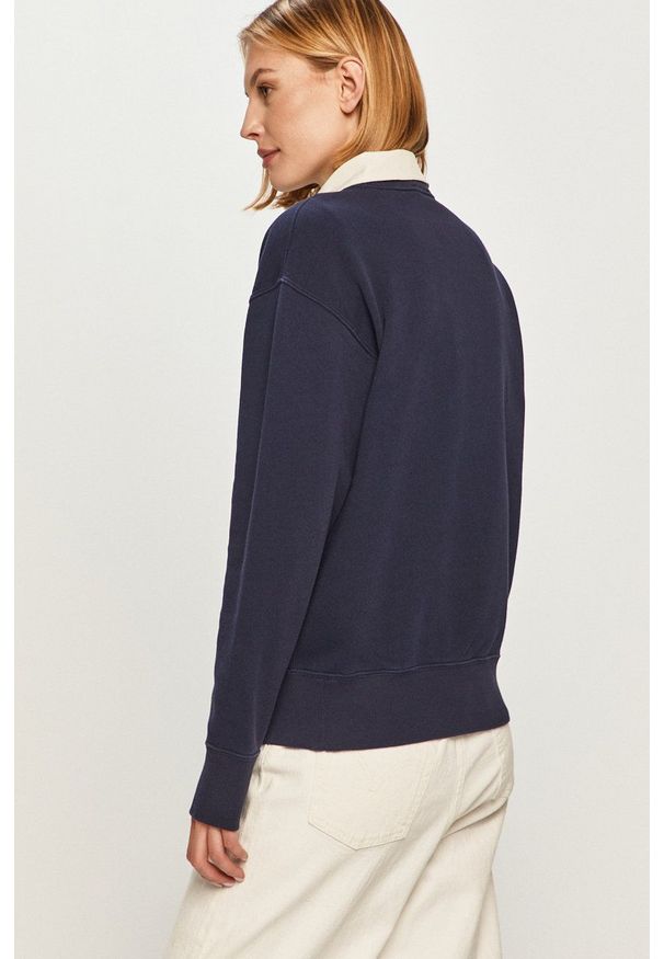 Polo Ralph Lauren - Bluza. Okazja: na co dzień. Typ kołnierza: polo. Kolor: niebieski. Styl: casual
