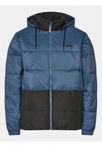 Quiksilver Kurtka puchowa Wolfs EQYJK03990 Niebieski Regular Fit. Kolor: niebieski. Materiał: syntetyk