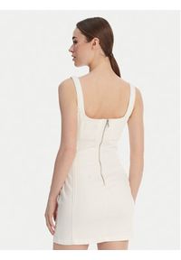 Guess Jeans Sukienka jeansowa W6GK00 D7871 Écru Regular Fit. Materiał: bawełna #3