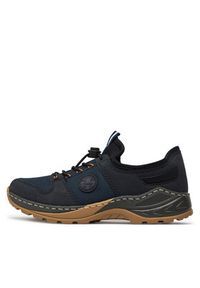 Rieker Sneakersy M0564-14 Granatowy. Kolor: niebieski. Materiał: materiał