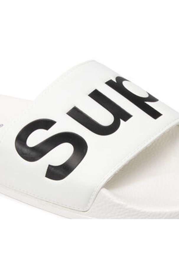 Superga Klapki 1908 Slides Polysoft S111I3W Biały. Kolor: biały. Materiał: skóra