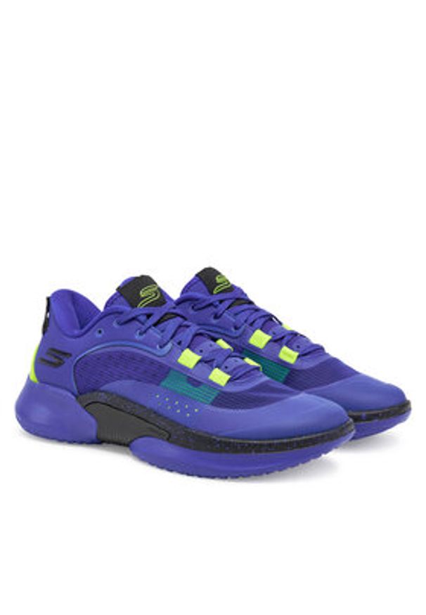 skechers - Skechers Buty do koszykówki SKX RESAGRIP 253007/BLBK Niebieski. Kolor: niebieski. Materiał: materiał. Sport: koszykówka