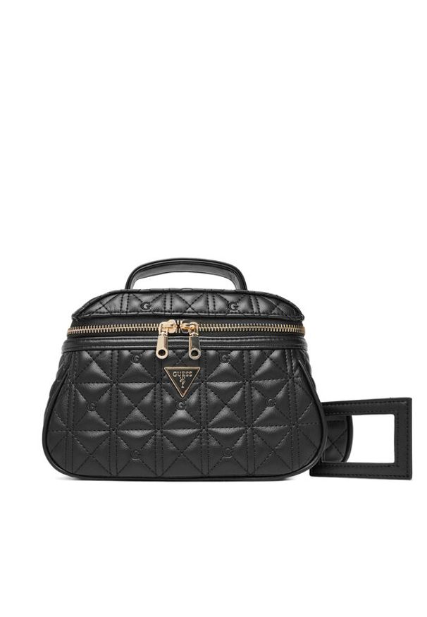 Guess Kosmetyczka PW7567 P6261 Czarny. Kolor: czarny. Materiał: skóra