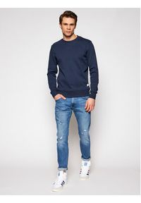 Jack & Jones - Jack&Jones Bluza Basic 12181903 Granatowy Regular Fit. Kolor: niebieski. Materiał: bawełna