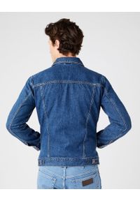 Wrangler - WRANGLER REGULAR JACKET MĘSKA KURTKA JEANSOWA RIVER STONE W443LH53N 112146054. Materiał: jeans #4