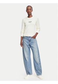 Guess Jeans Sweter W6YR40 Z1074 Kremowy Regular Fit. Kolor: kremowy. Materiał: bawełna #5
