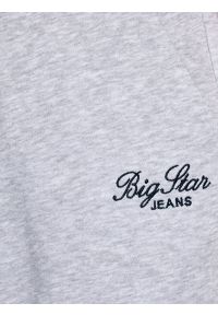 Big-Star - Spodnie dziewczęce dresowe wide szare Milanap 901. Okazja: na uczelnię, na co dzień. Kolor: szary. Materiał: dresówka. Wzór: haft, melanż. Styl: sportowy, młodzieżowy, casual #6