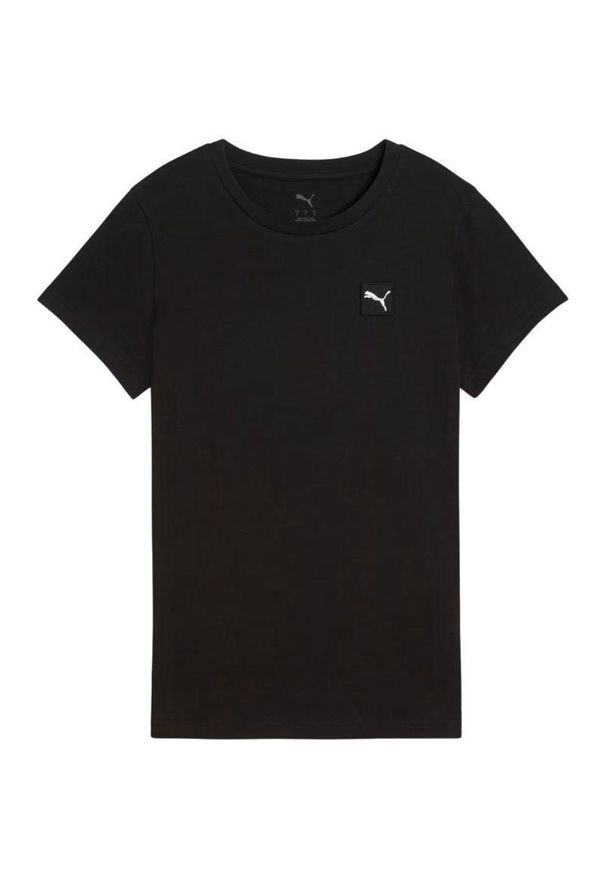 Puma - T-shirt Damski ESS Elevated. Kolor: czarny