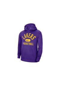 Bluza sportowa męska Nike Nba Los Angeles Lakers. Typ kołnierza: kaptur. Kolor: wielokolorowy