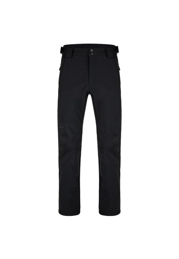 GLENMUIR - Męskie Spodnie Softshell - Komfort i Ochrona. Kolor: czarny. Materiał: softshell. Sport: turystyka piesza