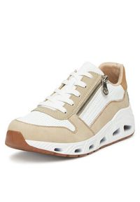 Rieker Sneakersy N5204-80 Biały. Kolor: biały. Materiał: materiał, syntetyk #5