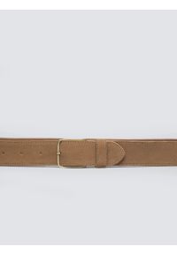 Big-Star - Pasek damski skórzany zamszowy beżowy Odina 801. Kolor: beżowy. Materiał: zamsz, skóra #2