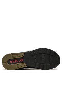 Replay - REPLAY Sneakersy Adrien Game 4 Lace-Up GMS1D.000.C0055T Czarny. Kolor: czarny. Materiał: skóra #5