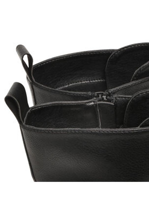 Jenny Fairy Trzewiki WS5902-03 Czarny. Kolor: czarny. Materiał: skóra