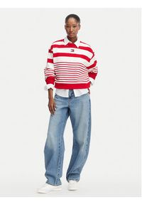 Tommy Jeans Bluza DW0DW22824 Czerwony Regular Fit. Kolor: czerwony. Materiał: bawełna #5