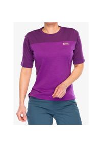 MONS ROYALE - Koszulka rowerowa damska Mons Royale Diversion Merino Bike Jersey Short Sleeve. Kolor: fioletowy. Materiał: jersey. Sport: kolarstwo