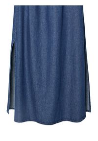 Pieces Spódnica jeansowa Tenim 17157939 Granatowy Regular Fit. Kolor: niebieski. Materiał: bawełna #6