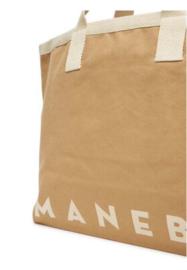 Manebi Torebka B 0.4 EY Beżowy. Kolor: beżowy