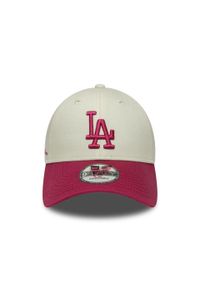 New Era - Czapka baseballowa 9forty Dodgers. Kolor: beżowy. Materiał: tkanina. Styl: sportowy #1