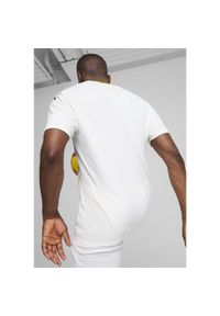 Puma - Męska koszulka RC Lens 24/25 PUMA White Pelé Yellow. Kolor: żółty, biały, wielokolorowy