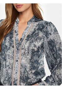 Guess Bluzka W5RH16 WDW82 Niebieski Regular Fit. Kolor: niebieski. Materiał: syntetyk #4