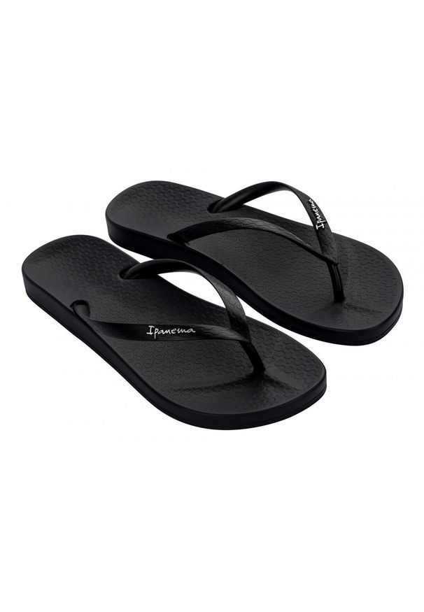 Klapki damskie Ipanema Anatomica Tan. Okazja: na co dzień. Kolor: czarny. Materiał: syntetyk, guma. Styl: casual, sportowy