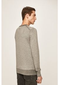 Calvin Klein - Sweter. Okazja: na co dzień. Kolor: szary. Materiał: dzianina. Styl: casual #3