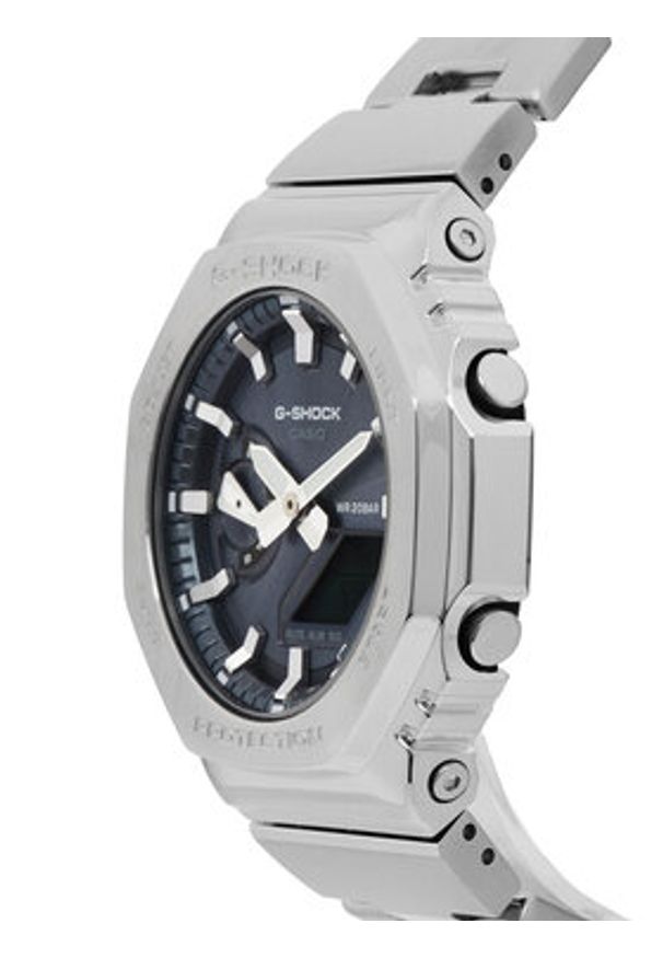 G-Shock Zegarek GM-2110D-8AER Srebrny. Kolor: srebrny