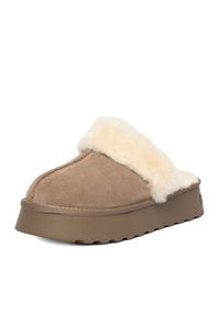 Badura Kapcie EO-EDI-TS6292 Szary. Kolor: szary. Materiał: zamsz, skóra #8