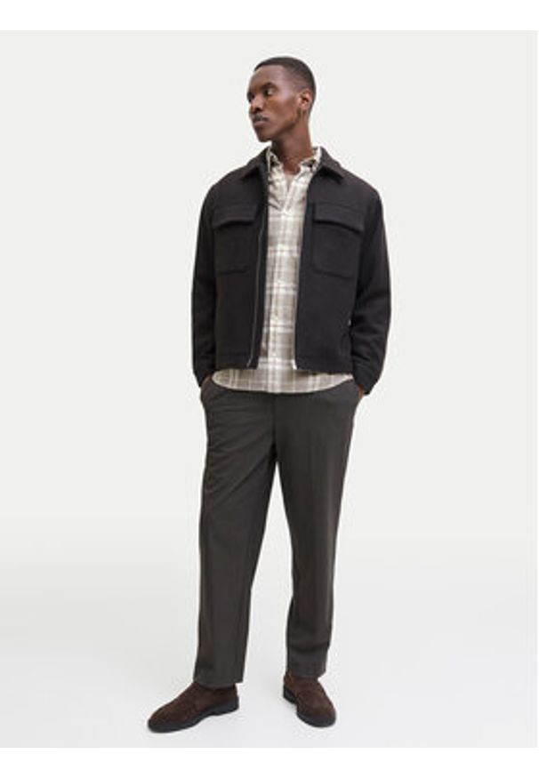 Jack & Jones Koszula Blubrook 12282354 Beżowy Regular Fit. Kolor: beżowy. Materiał: bawełna