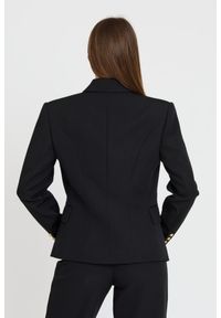 Balmain - BALMAIN Czarna damska marynarka 6 Btn Gdp Jacket, Rozmiar 44. Kolor: czarny #7
