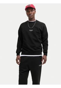 Jack & Jones - Jack&Jones Bluza Soho 12278791 Czarny Relaxed Fit. Kolor: czarny. Materiał: bawełna